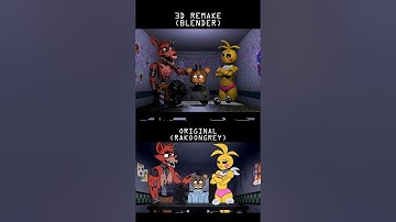 WHERE IS THE NIGHT GUARD? | Animation Comparison #fnaf #fnaf2 #fivenightsatfreddys