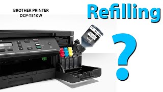 REFILLINGBROTHER DCP-T510W INKTANK PRINTER'S  INK (D60BK, CYAN, YELLOW) | SANJAY SAMS | 2023 |