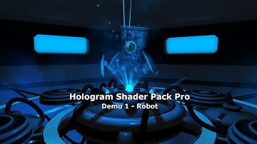 Hologram Shader Pack Pro - Robot
