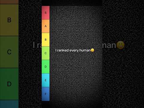 I ranked every human 🔥😭 #shorts #viralshorts #memes #subscribe