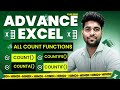 Advanced Excel COUNT Functions Tutorial 2026 | COUNT, COUNTA, COUNTIF, COUNTIFS in Hindi