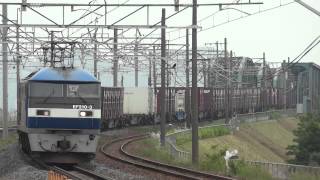 JR貨物 EF210-3 貨物列車 (5085レ 桃太郎 基本番台) JR東海道本線 穂積駅