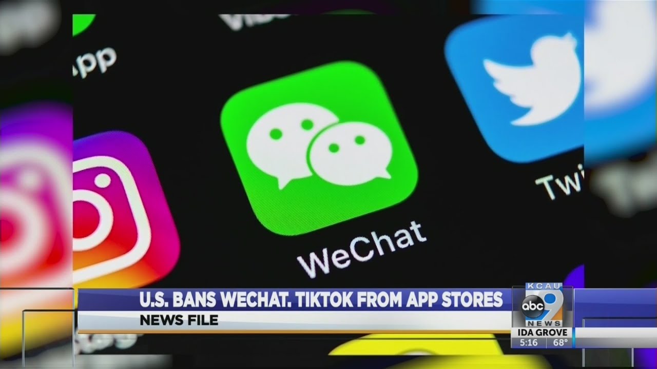 U.S. Bans Wechat, Tiktok From App Stores