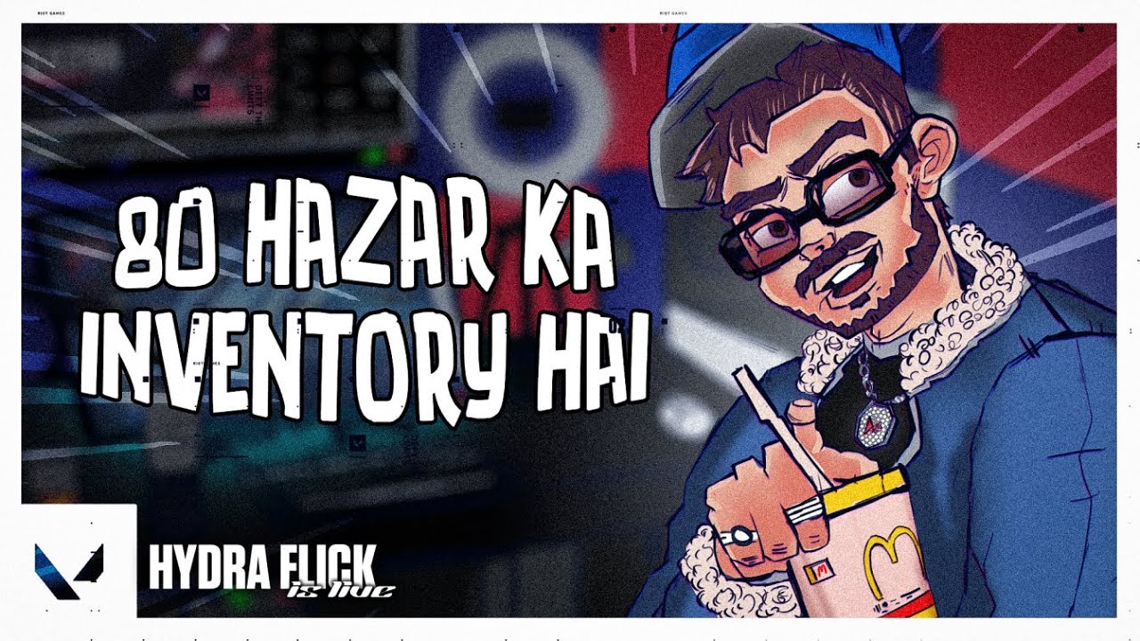 Your Favourite Valorant Streamer With 80 Hazar ka Inventory! Valorant Live