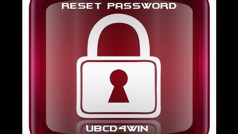 Reset Your Forgotten Windows 7 Password with UBCD4WIN by Britec