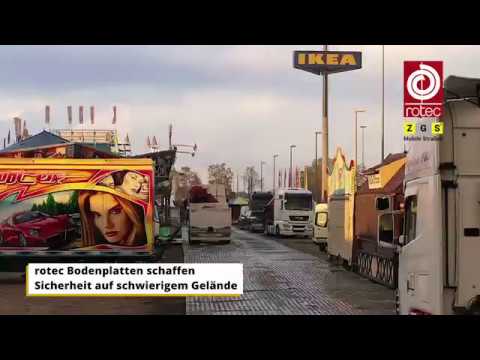 Mobile Baustraße auf dem großen Berliner Weihnachtsmarkt @rotecberlin