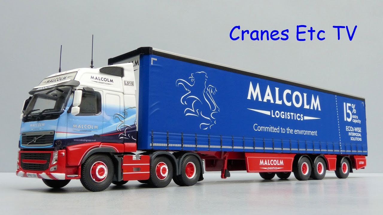 送料/関税込 ●THEAIRTOWN● stoke curve cargo pt Corgi Volvo FH + Super Curtainside Trailer 'Malcolm