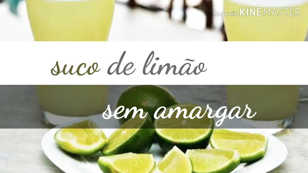 Como Fazer Suco De Limão E Não Amargar - EDUCA