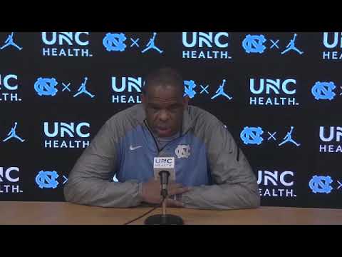 Video: Hubert Davis Pre-NC State Press Conference