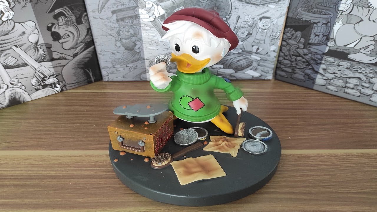 THE SHOESHINE BOY ☆ Don Rosa Figurine ☆ Hands-On - YouTube