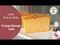 Orange sponge cake