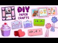 11 DIY EASY PAPER CRAFT IDEAS - GIFT BOX - BFF CARD  and more..