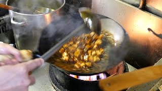 Chinese food - Mapo tofu and fried rice 麻婆炒飯 麻婆豆腐炒饭