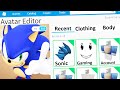 MAKING SONIC a ROBLOX ACCOUNT