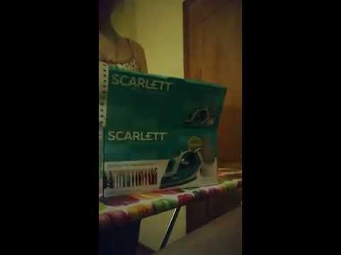 Распаковка утюга Scarlett SC-S130P09