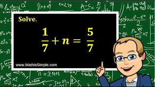 Solving One-Step Equations with Fractions & Decimals | Expressions & Equations | Grade 7