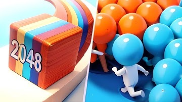 Jelly Run 2048 VS Count Masters | All Levels Gameplay | Android, iOS | Satisfying Mobile Games