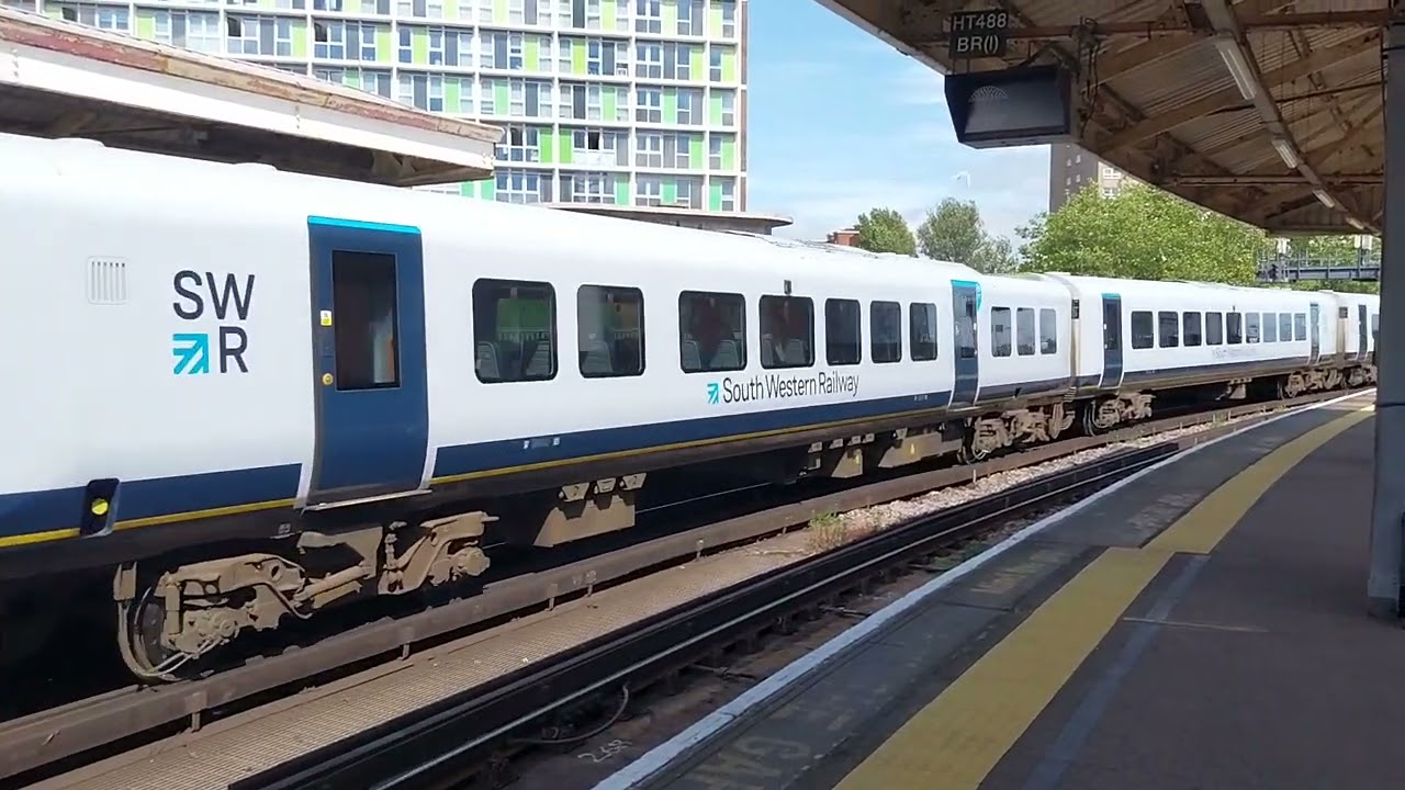 SWR Class 444028 Desiro Coming into Portsmouth Harbour The 10th of July 2024