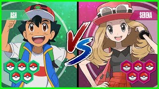 Pokemon Battle Pedia: Ash Vs Serena (Game Serena, Best Ash)