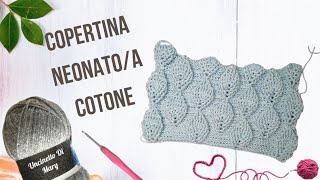 Kit United Cotton: Coperta da neonato all'uncinetto - kit