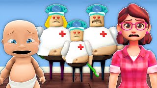Baby & Mommy Escape Evil Family Dentist!