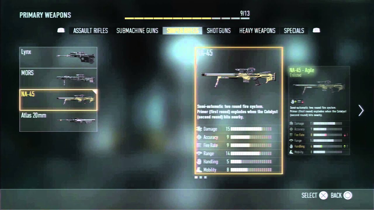 COD Advanced Warfare Classes,Guns&Perks - YouTube