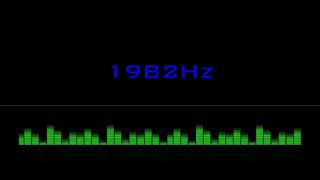 β½β| 1982Hz Pure Tone Frequency| NO Music , For Meditation, Testing. Black Screen