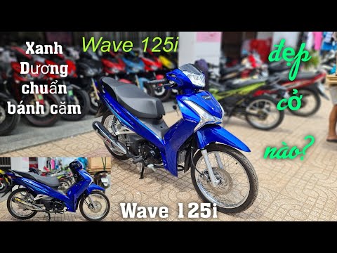 Video Cận cảnh Wave 125i Wave Thái màu Xanh chuẩn bánh căm... - youtube