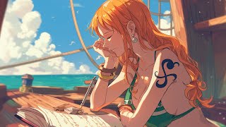 Study & Relax w/ NAMI: Straw Hats Voices, Writing, Boat Creak, Seashore | ONE PIECE ASMR | NijiSound screenshot 1