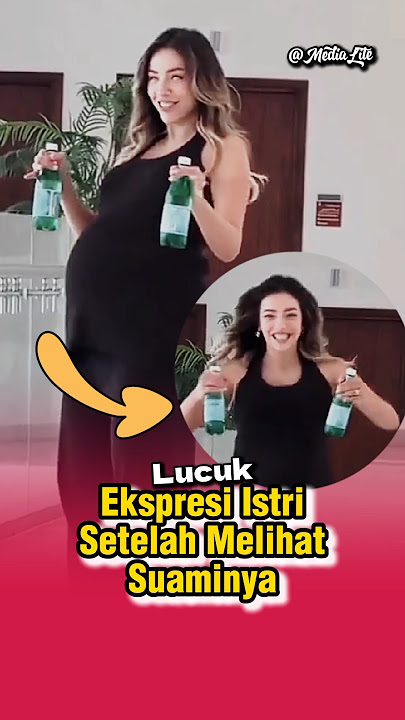 Her expression immediately changed when she saw her husband.