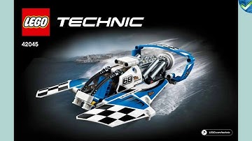 42045 A Hydroplane Racer LEGO® Technic Manual at the Brickmanuals Instruction Archive