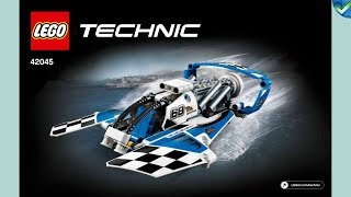 42045 A Hydroplane Racer LEGO® Technic Manual at the Brickmanuals Instruction Archive