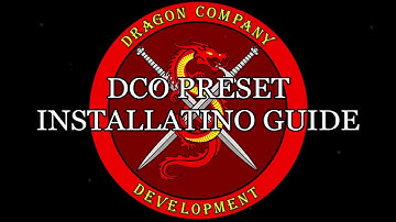 Install DCO presets correctly
