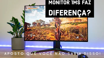 Qual o melhor tempo de resposta de um monitor?