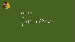 2014 MIT Integration Bee, qualifying test problem # 8 (Mis-1057)