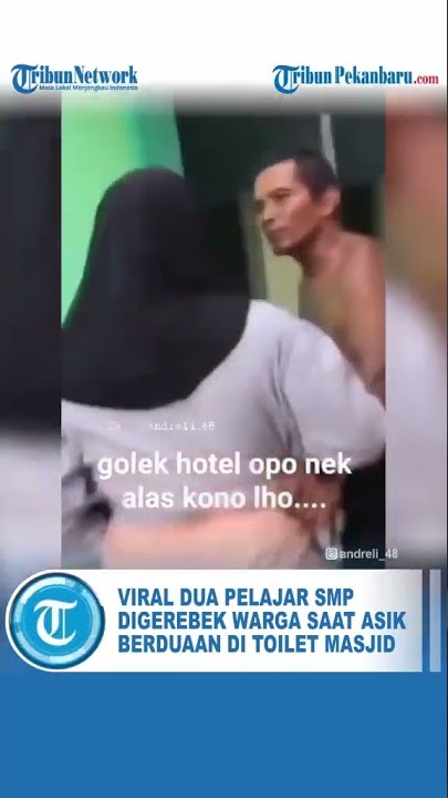 Dua Pelajar SMP Dipergoki Warga Saat Berduaan di Toilet Masjid