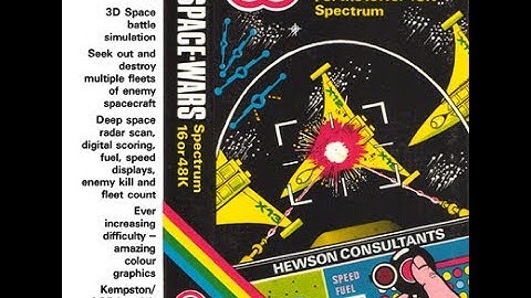 3d space wars - Unemulated ZX Spectrum Gameplay & Review