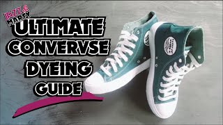 HOW TO DYE CONVERSE WITH RIT DYE | OUR ULTIMATE SHOE DYEING GUIDE!