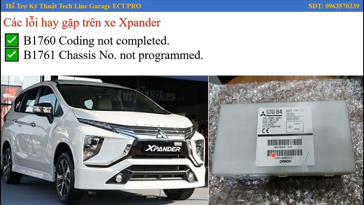 Quy trình thay thế hộp BCM xe mitsubishi Coding hộp ETACS Mitsubishi