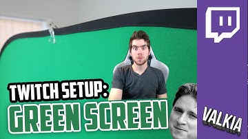 Twitch advice: Green Screen & Lighting + Stand Solution