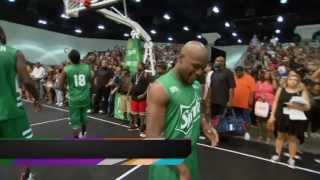 Floyd Mayweather, Snoop Dogg, Chris Brown at BET celebrity game