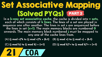 Associatieve mapping van sets – opgeloste PYQ