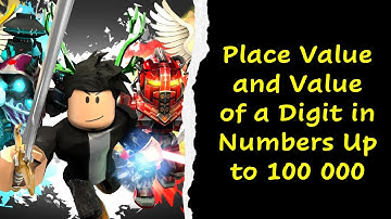 Place Value and Value of a Digit in Numbers Up to 100 000