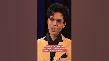Prince: “The Music Industry Isn’t Being Run By Musicians.”