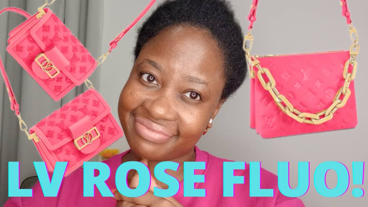 Louis Vuitton Rose Flou Mini Dauphine Bag