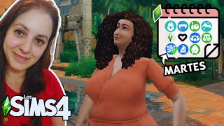 LOS SIMS PERO CADA DÍA ES UN PACK DIFERENTE 📅⏰ | LOS SIMS 4 IRIA || Marta