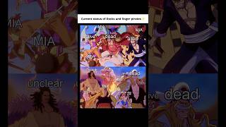 Current status of Rocks and Roger pirates ✨ #onepiece #anime #memes