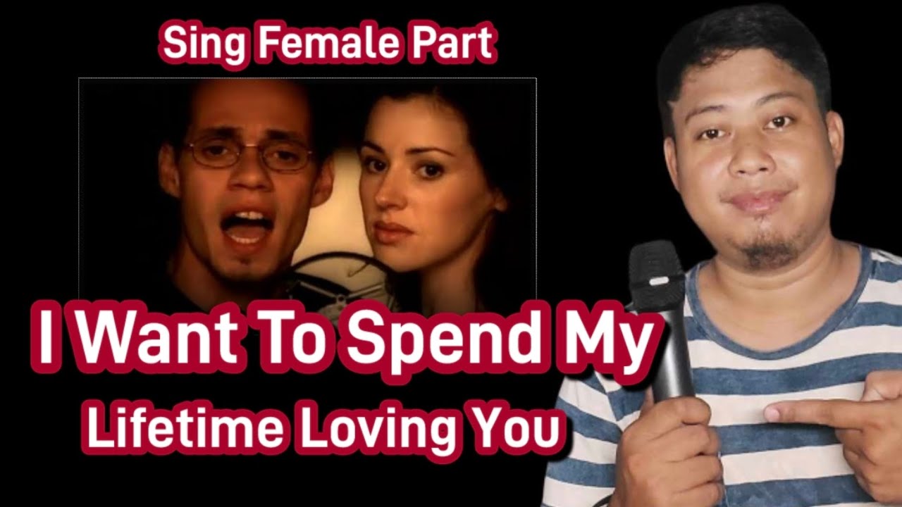 I Want to Spend My Lifetime Loving You - Marc Anthony & Tina Arina | Karaoke | Male Part Only