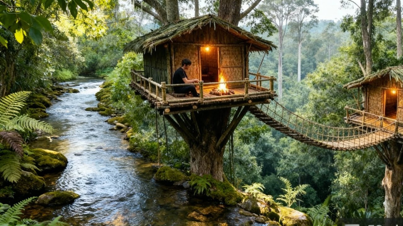 In the deep, dangerous forest, how would I build a safe shelter