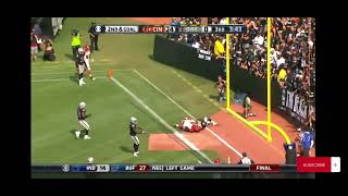 Andy Dalton finds Tyler Eifert for a fantastic touchdown!! What a nice catch! Nice play!!!